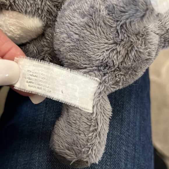 Russ Berrie Smokie Grey gray cat 5” plush plushie big blue eyes stuffed animal - Picture 11 of 15